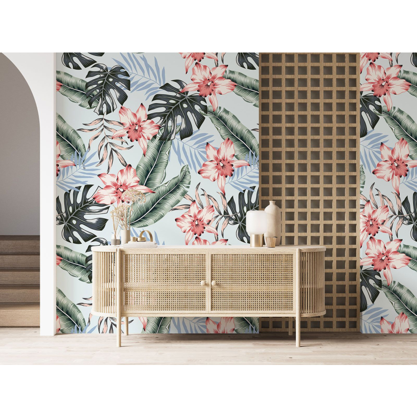 Papier peint motif XL - Motif floral