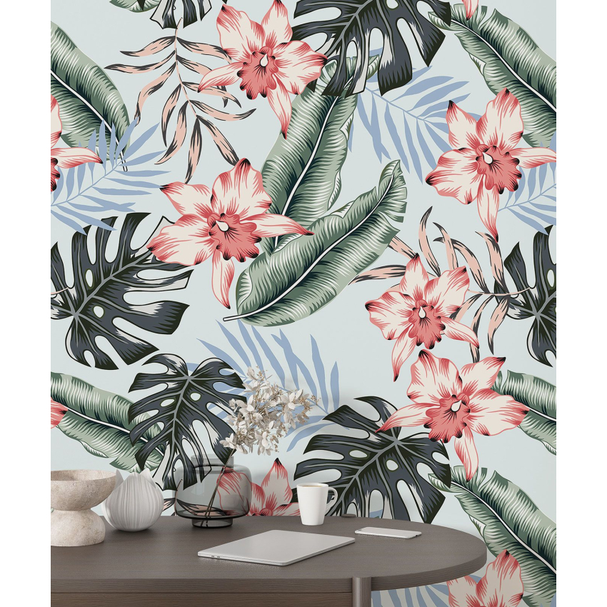 Papier peint motif XL - Motif floral