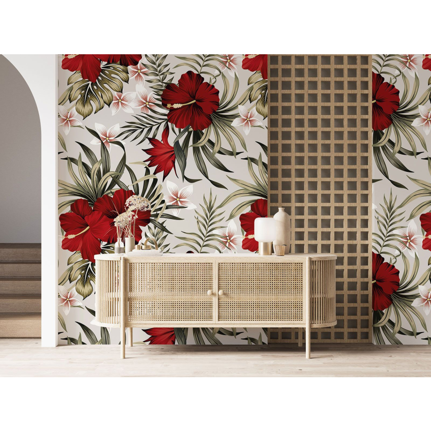 Papier peint motif XL - Motif floral
