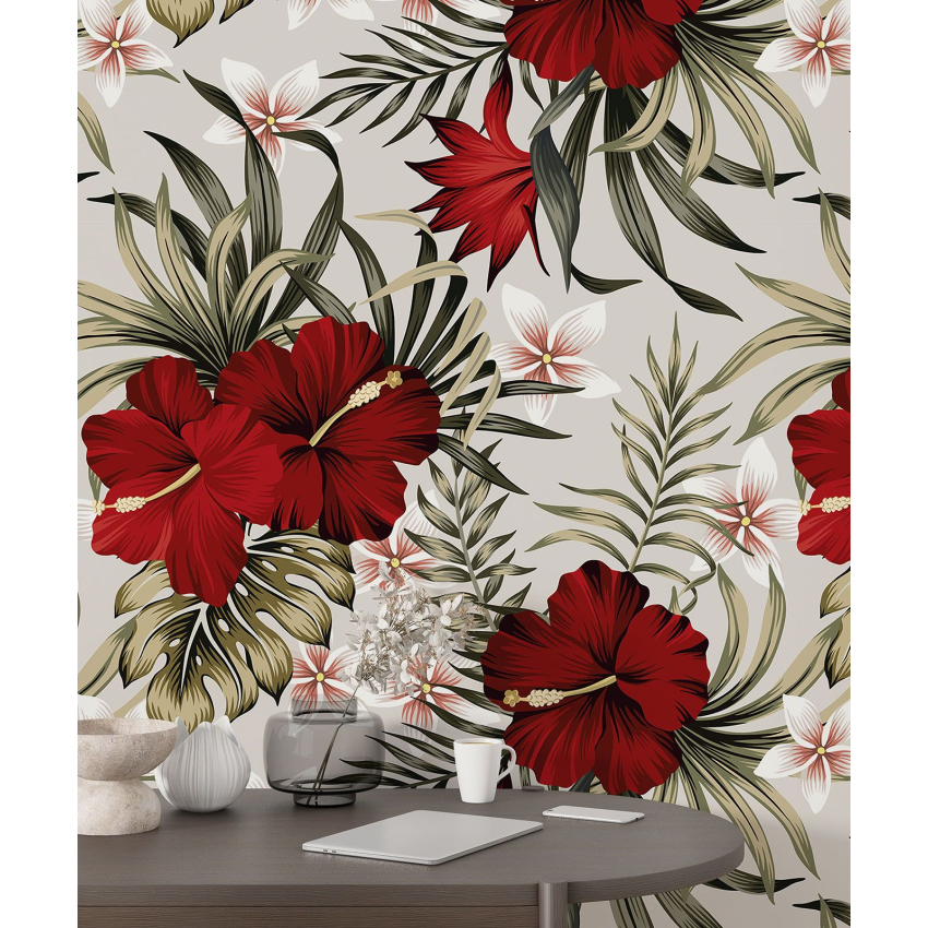 Papier peint motif XL - Motif floral