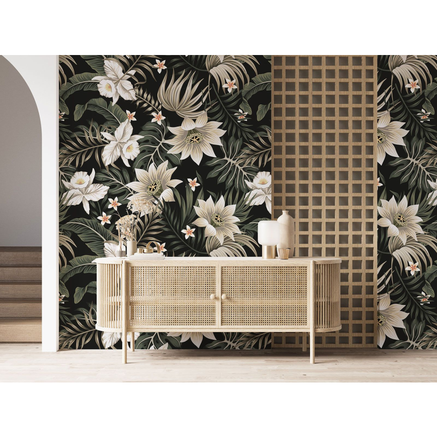 Papier peint motif XL - Motif floral