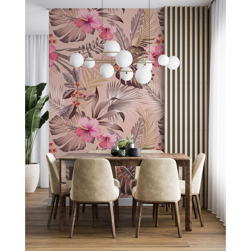 Papier peint motif XL - Motif floral