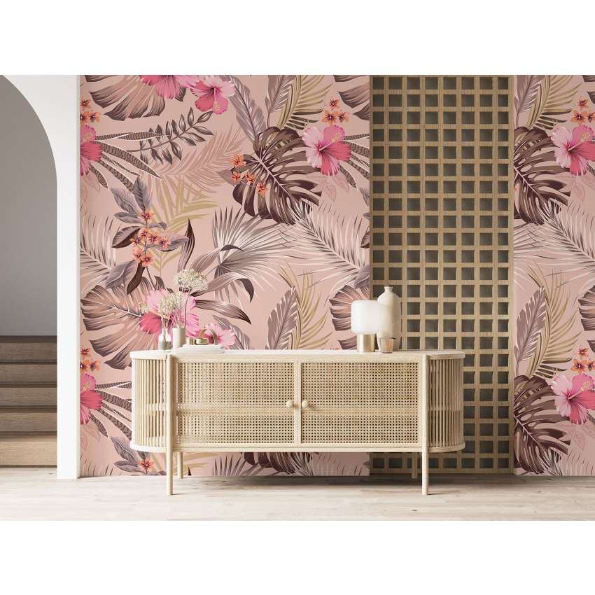 Papier peint motif XL - Motif floral