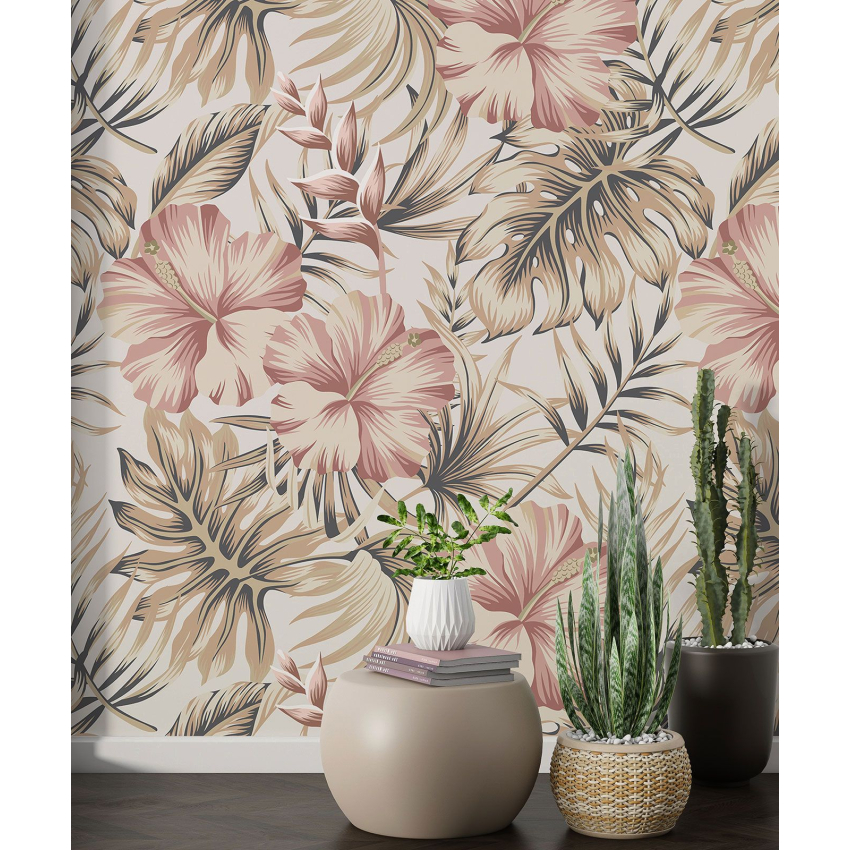 Papier peint motif XL - Motif floral