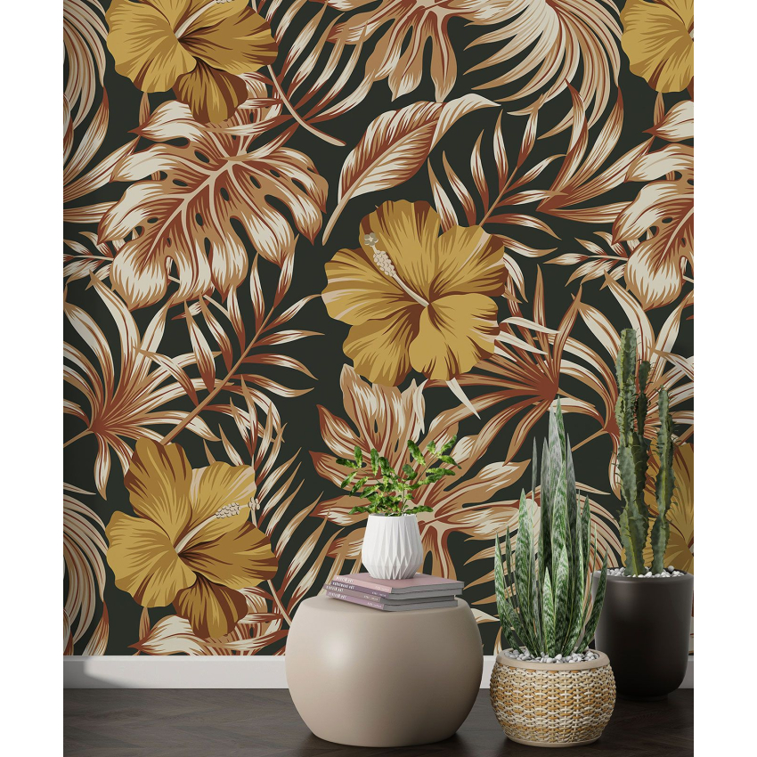 Papier peint motif XL - Motif floral