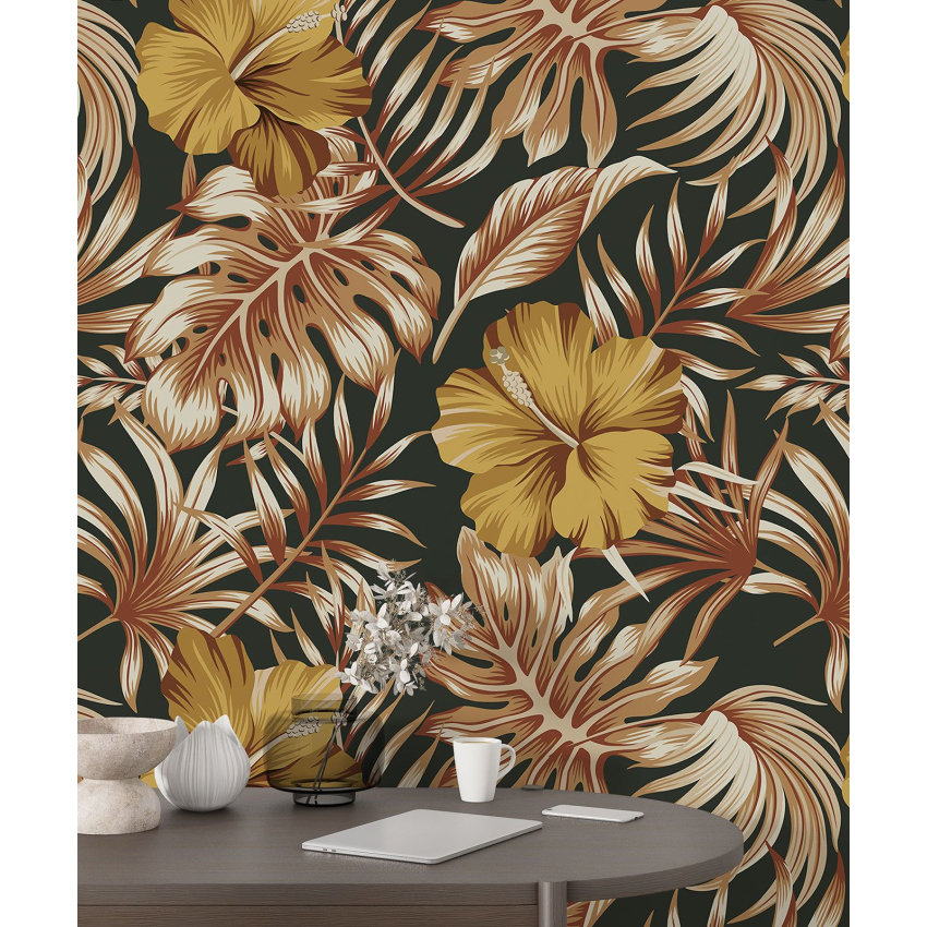 Papier peint motif XL - Motif floral