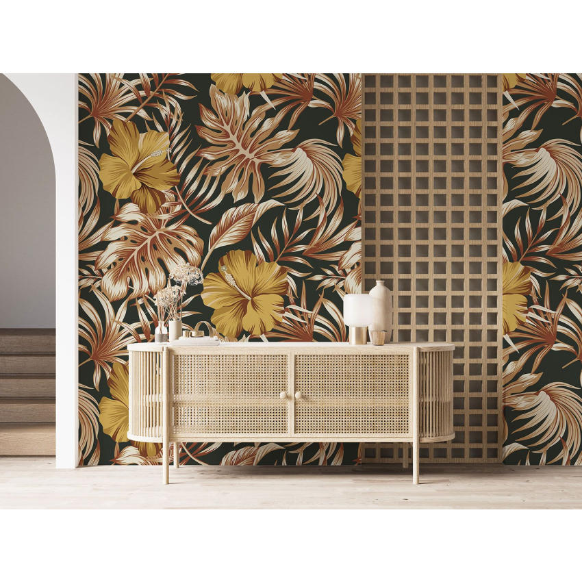 Papier peint motif XL - Motif floral
