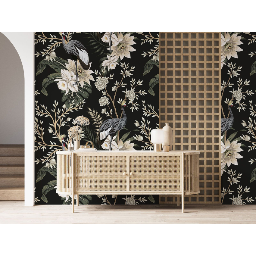 Papier peint motif XL - Motif floral