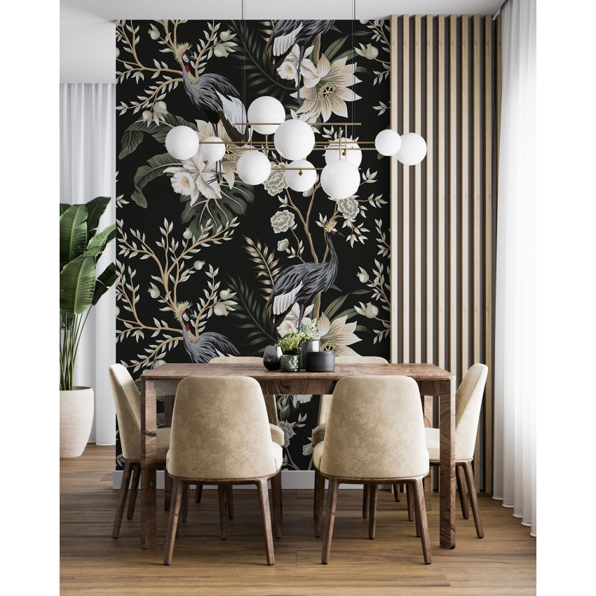 Papier peint motif XL - Motif floral