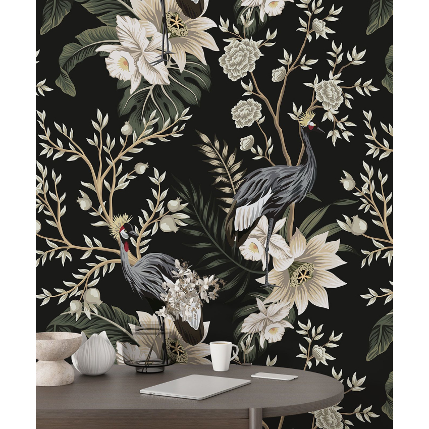 Papier peint motif XL - Motif floral
