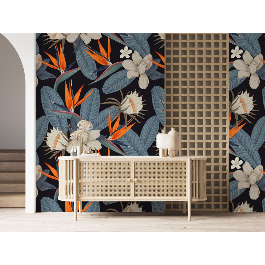 Papier peint motif XL - Motif floral