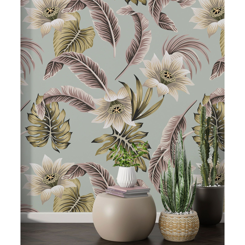 Papier peint motif XL - Motif floral