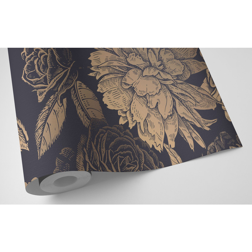 Papier peint motif XL - Motif floral