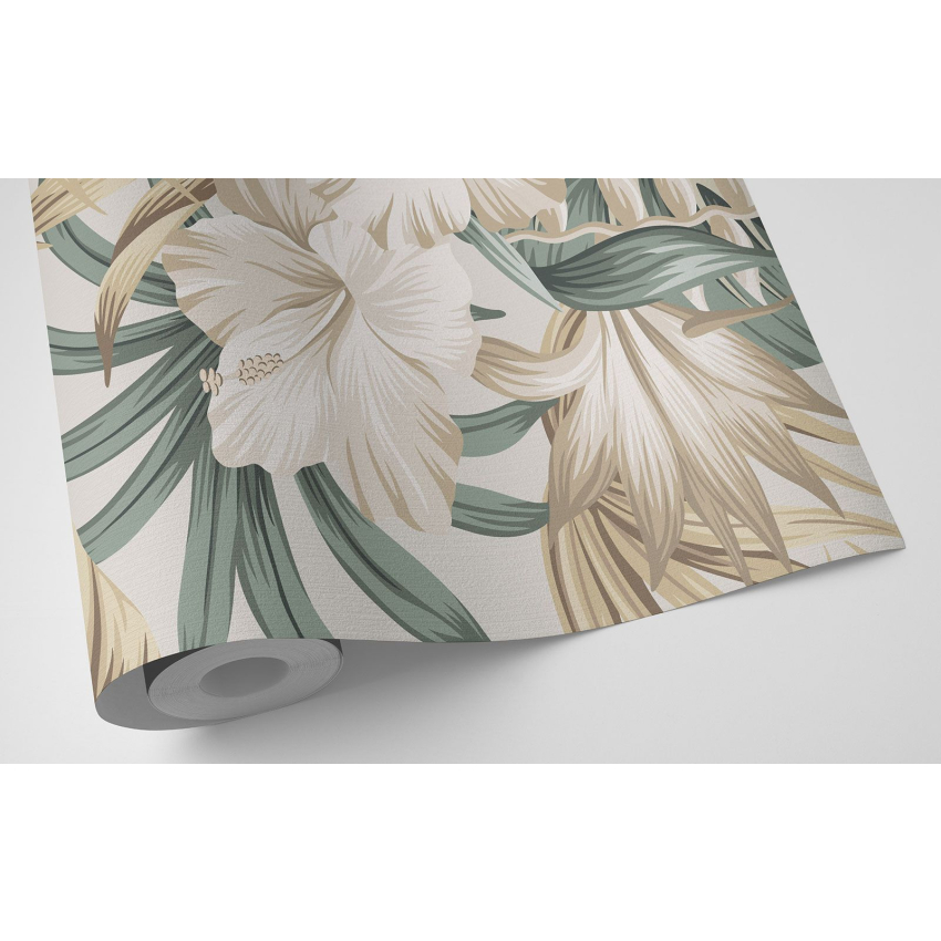 Papier peint motif XL - Motif floral