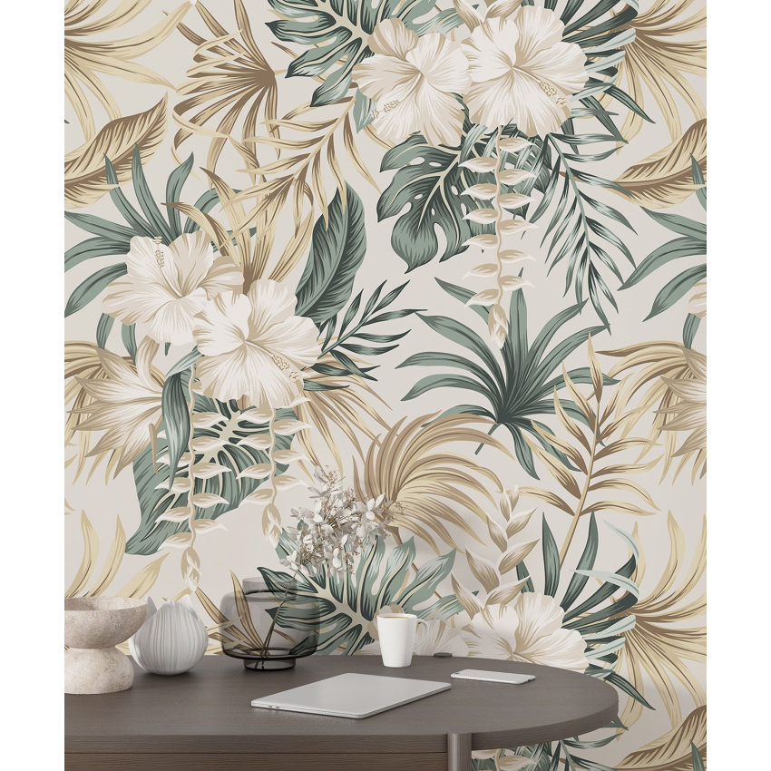 Papier peint motif XL - Motif floral