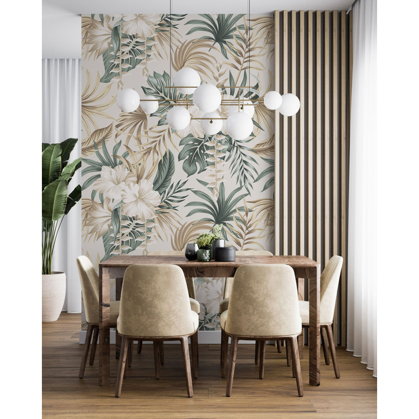 Papier peint motif XL - Motif floral