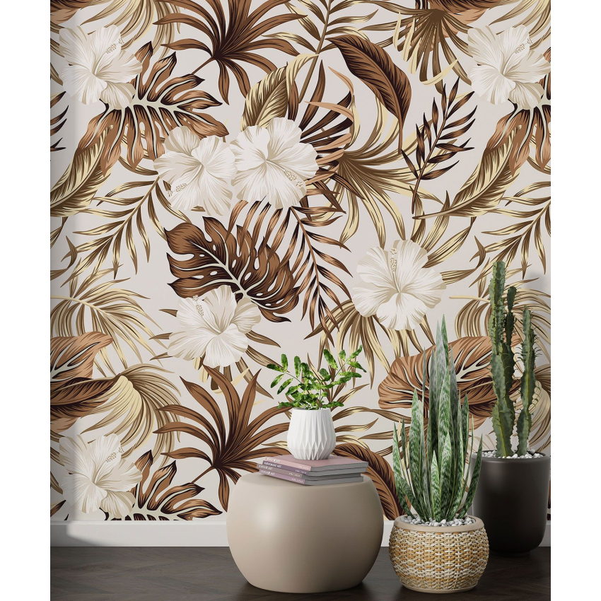 Papier peint motif XL - Motif floral
