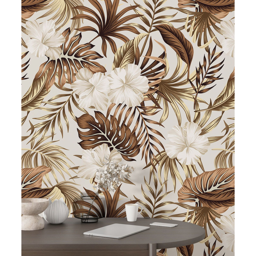Papier peint motif XL - Motif floral