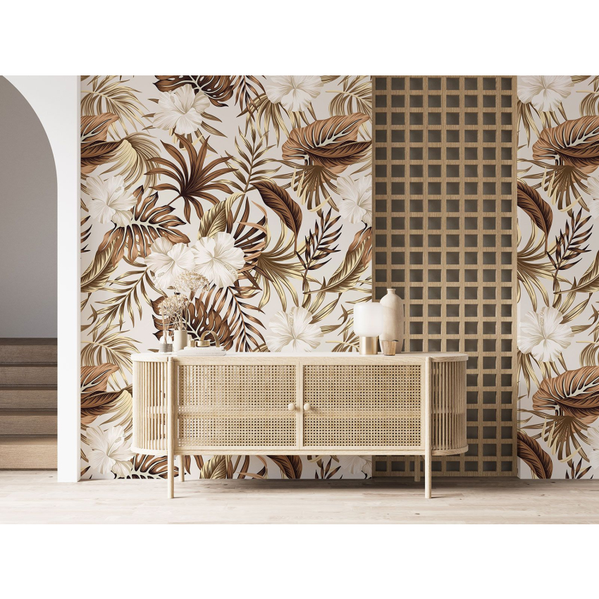 Papier peint motif XL - Motif floral