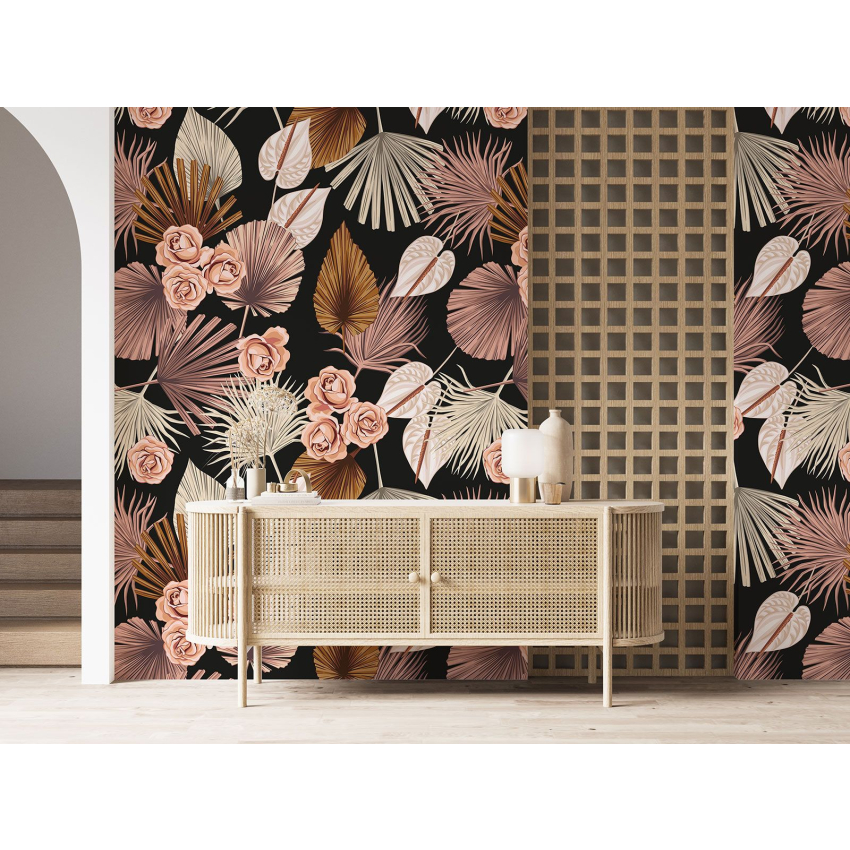 Papier peint motif XL - Motif floral