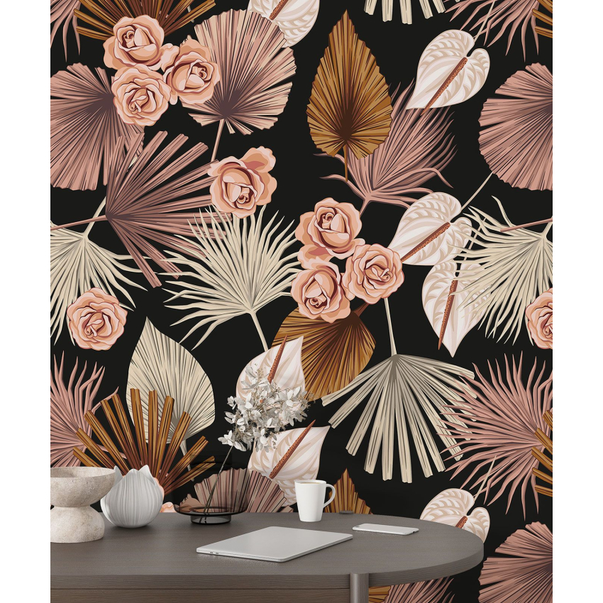 Papier peint motif XL - Motif floral