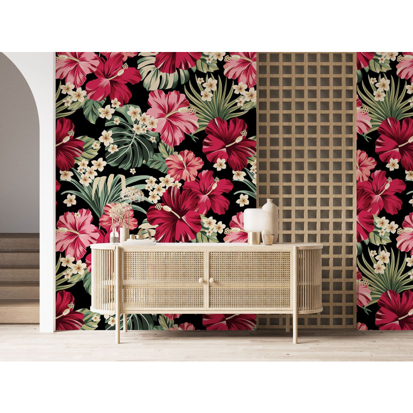 Papier peint motif XL - Motif floral