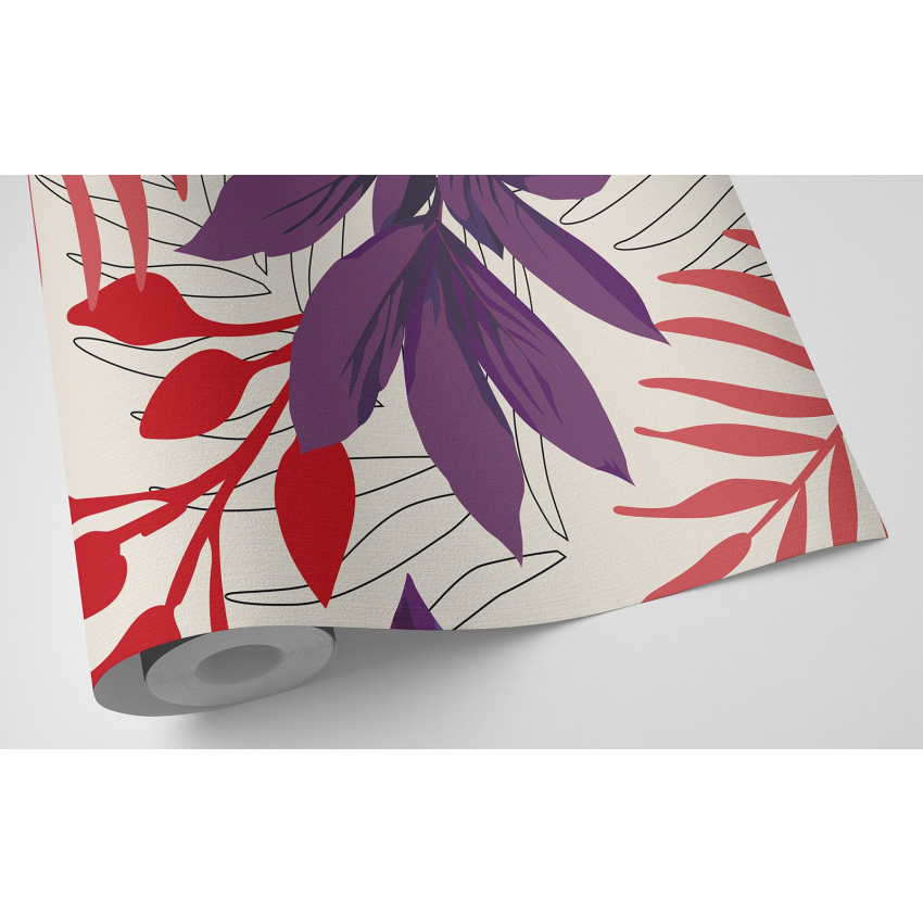 Papier peint motif XL - Motif floral