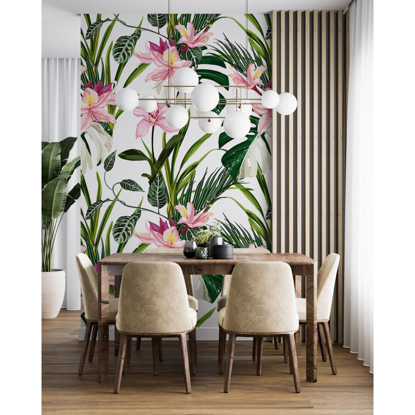 Papier peint motif XL - Motif floral