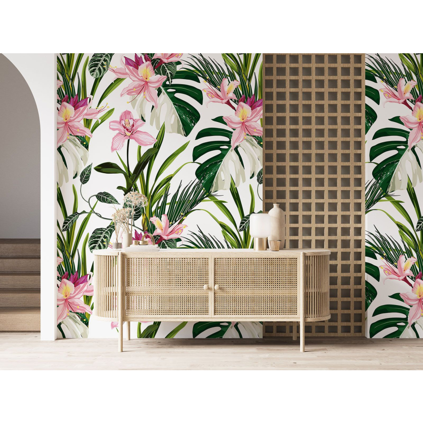 Papier peint motif XL - Motif floral