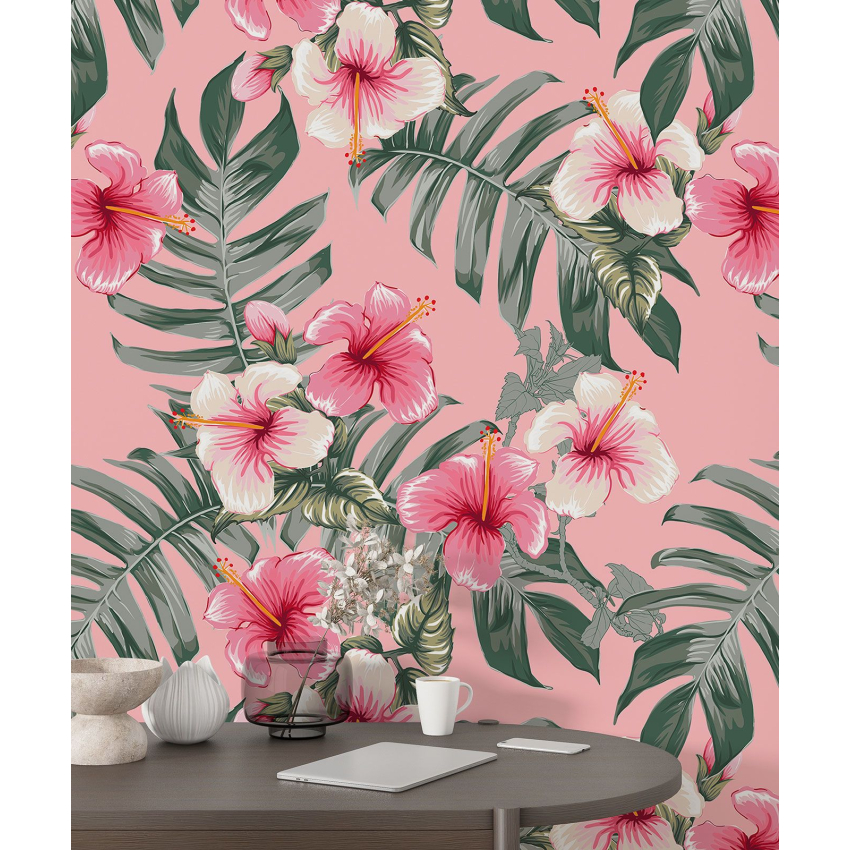 Papier peint motif XL - Motif floral