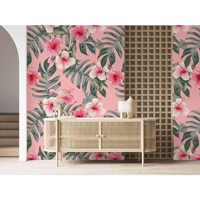 Papier peint motif XL - Motif floral
