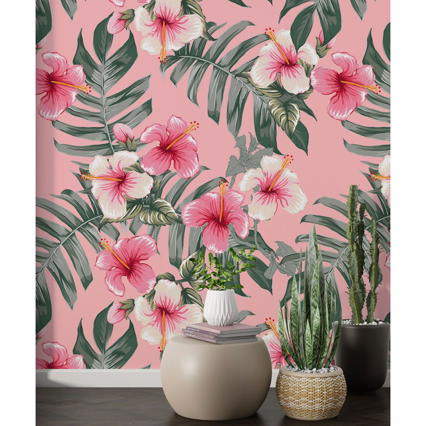 Papier peint motif XL - Motif floral
