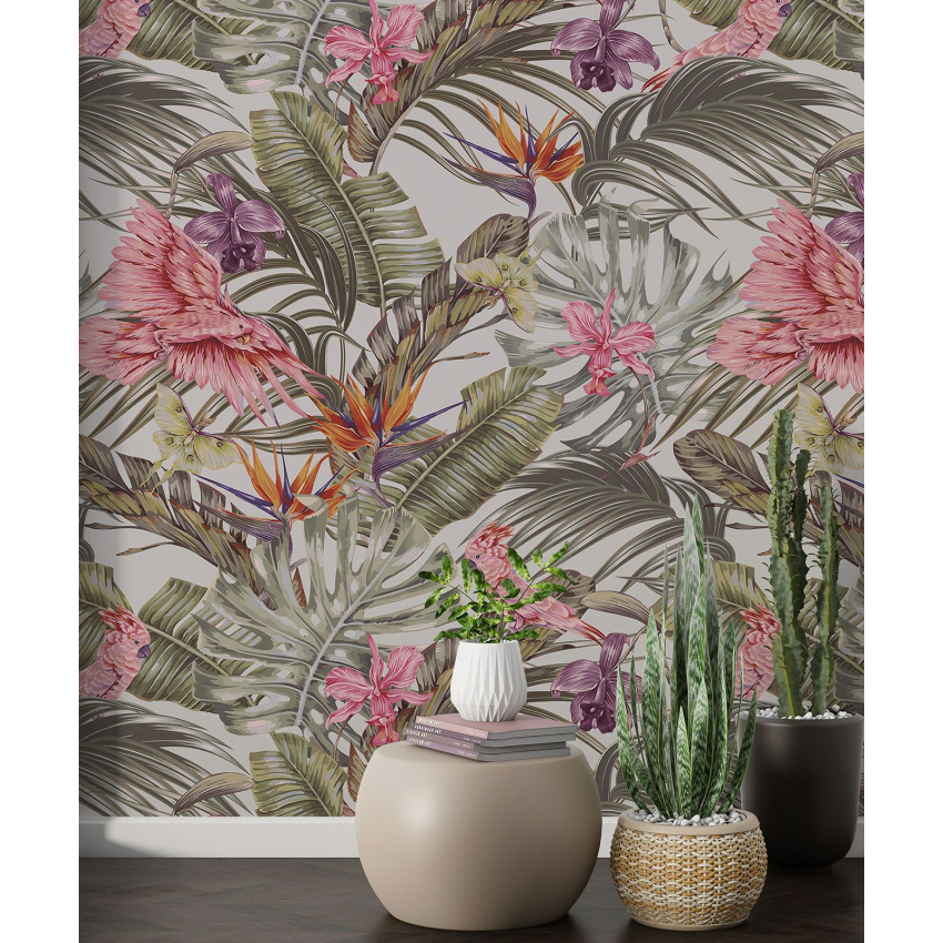 Papier peint motif XL - Motif floral
