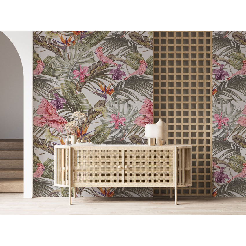 Papier peint motif XL - Motif floral