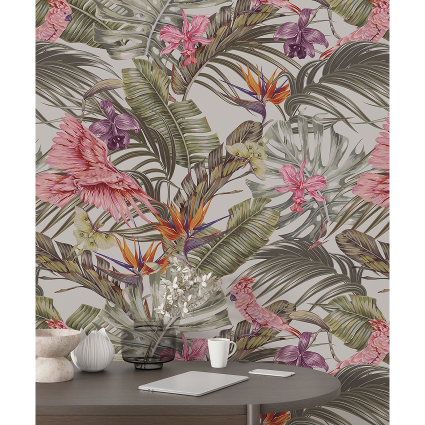 Papier peint motif XL - Motif floral