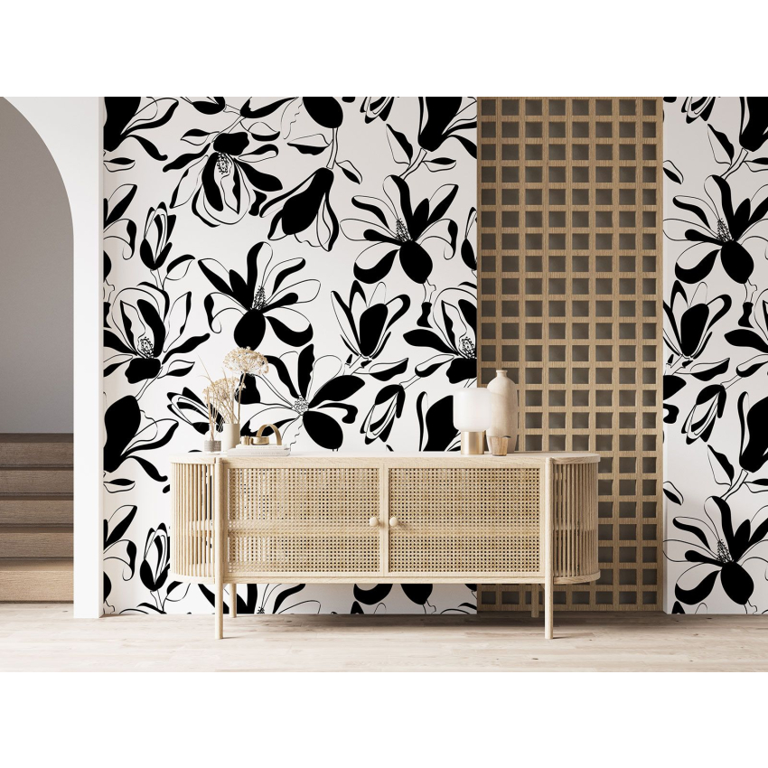 Papier peint motif XL - Motif floral