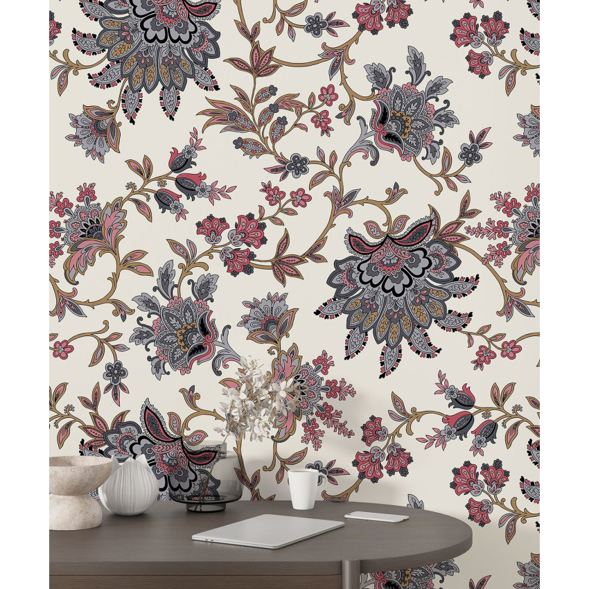 Papier peint motif XL - Motif floral