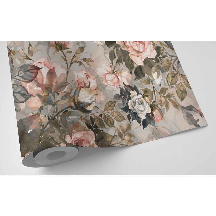 Papier peint motif XL - Motif floral