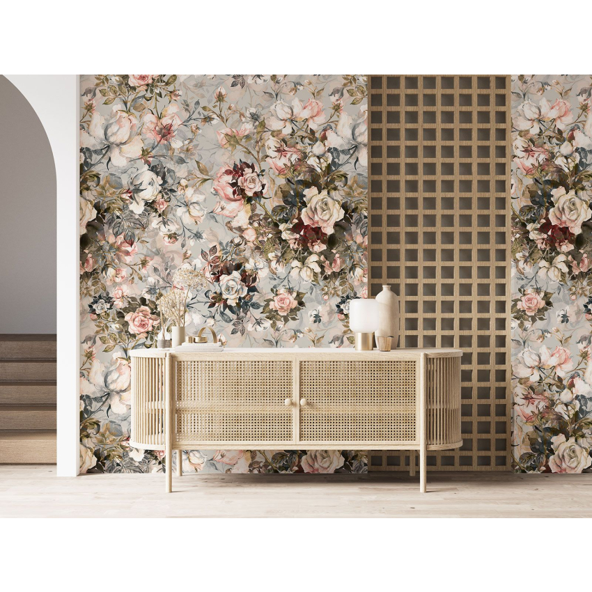 Papier peint motif XL - Motif floral