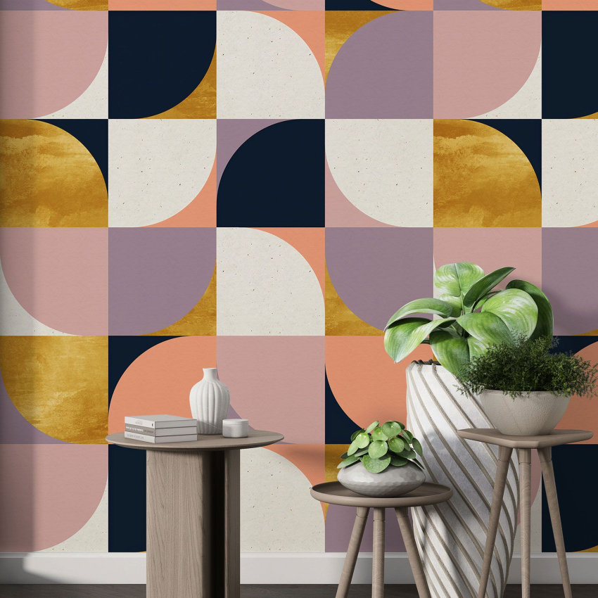 Papier peint motif XL - Motif Géométrique