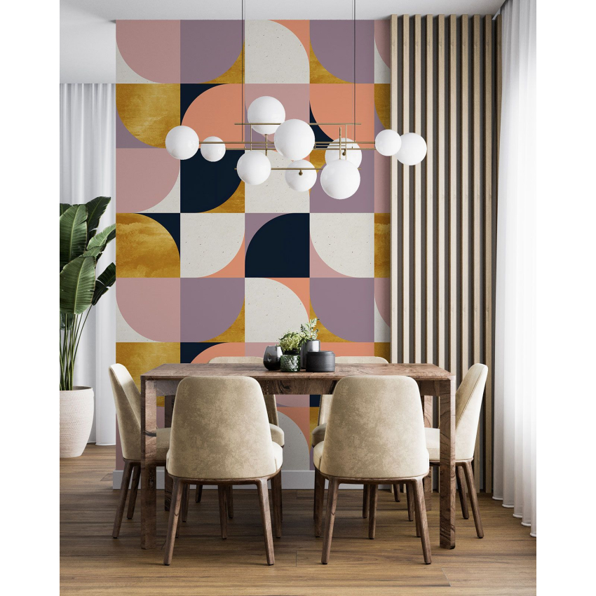 Papier peint motif XL - Motif Géométrique