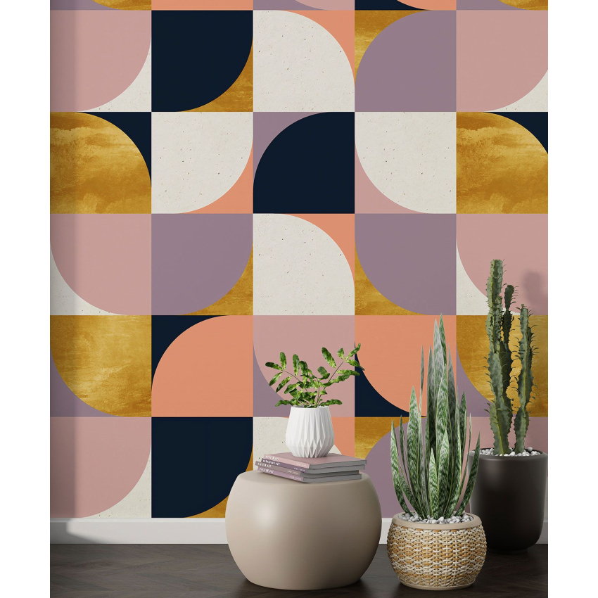 Papier peint motif XL - Motif Géométrique
