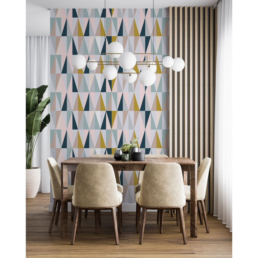 Papier peint motif XL - Motif géométrique
