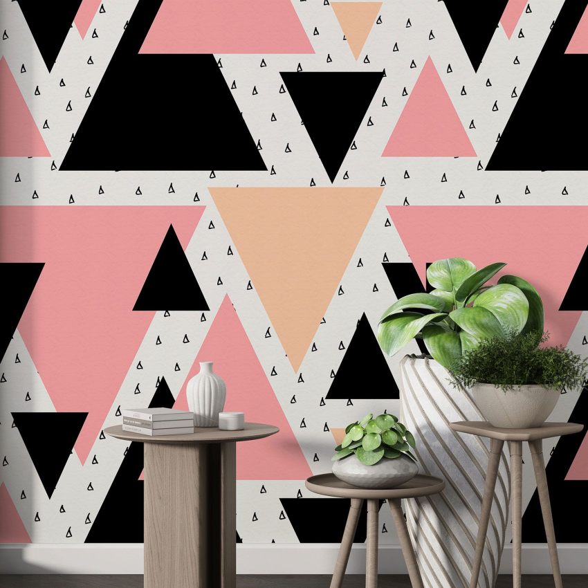 Papier peint motif XL - Motif géométrique
