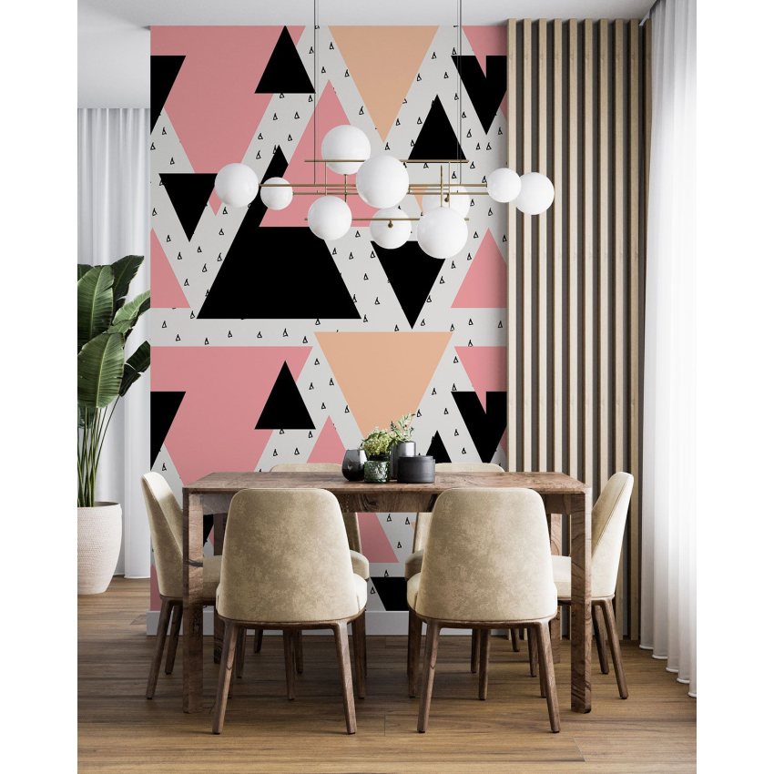 Papier peint motif XL - Motif géométrique