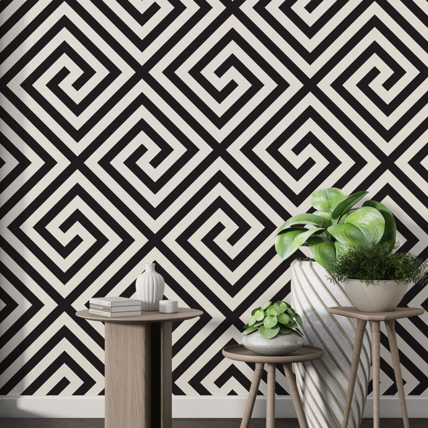 Papier peint motif XL - Motif géométrique
