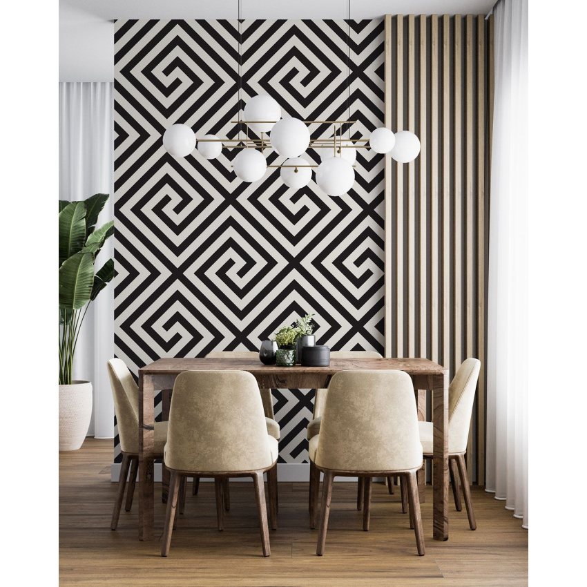 Papier peint motif XL - Motif géométrique
