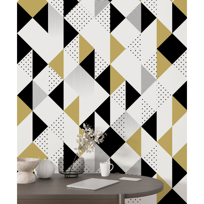 Papier peint motif XL - Motif géométrique