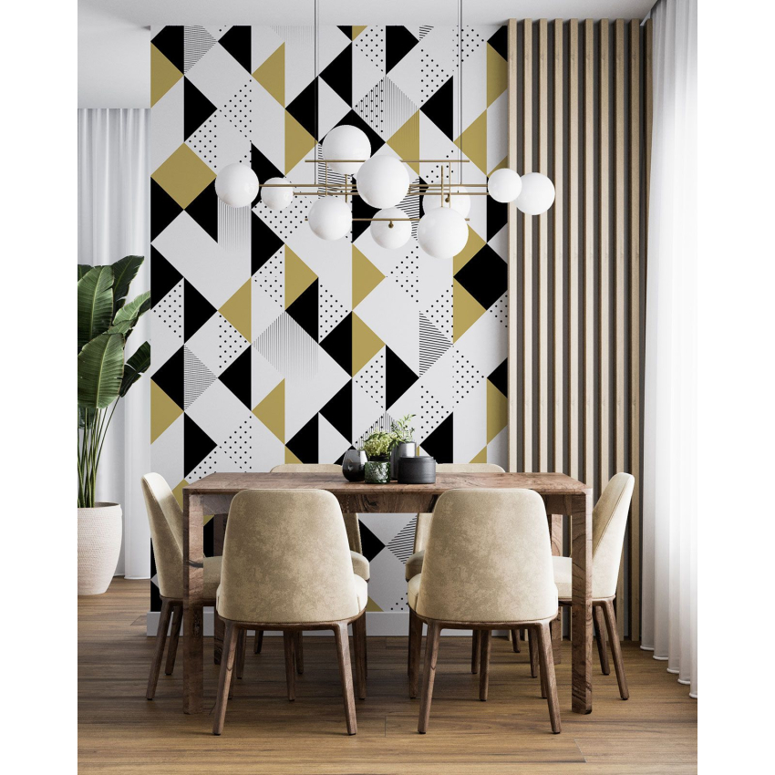 Papier peint motif XL - Motif géométrique
