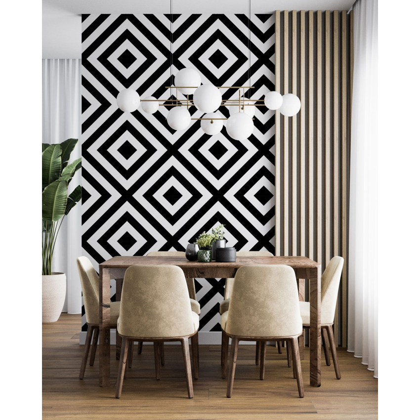 Papier peint motif XL - Motif géométrique
